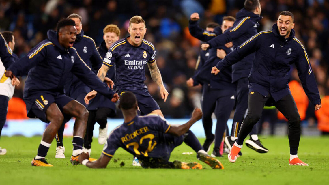 Real Madrid Menang Dramatis atas Manchester City dalam Pertempuran Penalti di Perempat Final Liga Champions