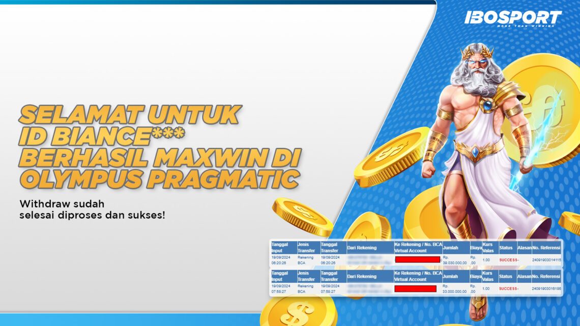 Maxwin di Kakek Zeus Pragmatic Play, Withdraw 72 Juta Member IBO SPORT Berhasil!