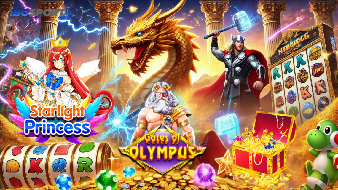 Slot Penghasil Untung Besar di IBOSPORT: Gates of Olympus, Starlight Princess, Mahjong Ways 2, dan Thor