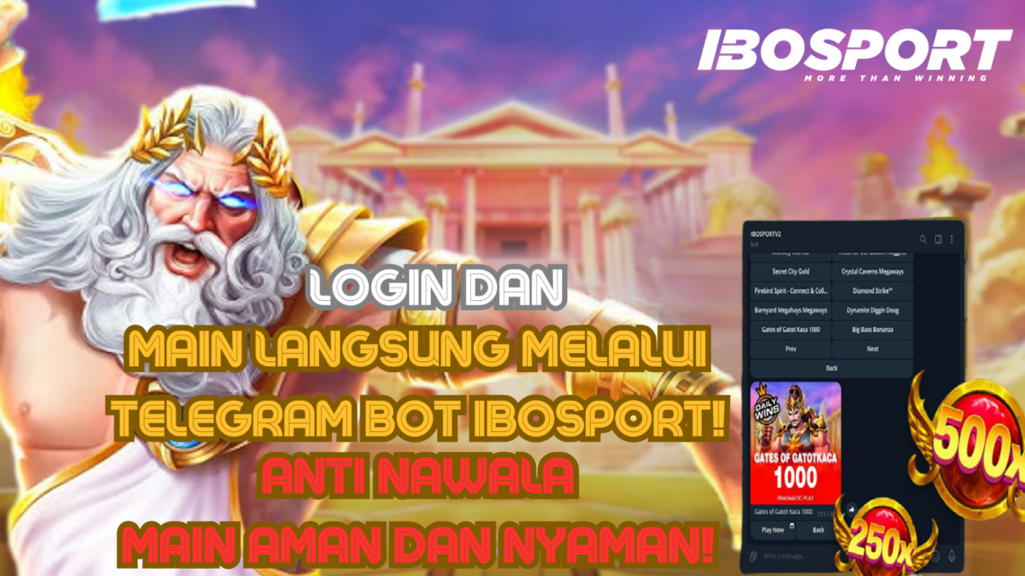 Tutorial Lengkap Cara Main Slot di Telegram Bot IBOSPORT